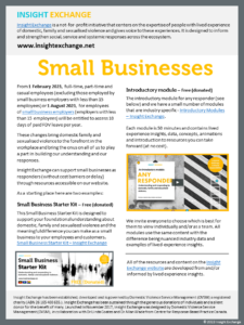 Small Businesses - Small Business Kit and Intro Module - Cover Image