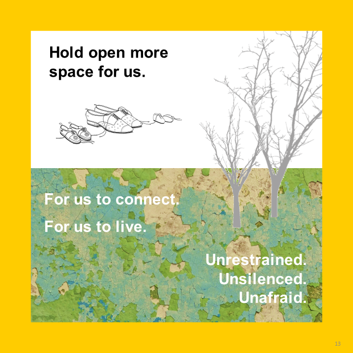 Hold Open Space Graphic
